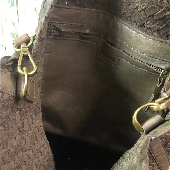 Madewell Olive Woven Shoulder Bag - Picture 8 of 13